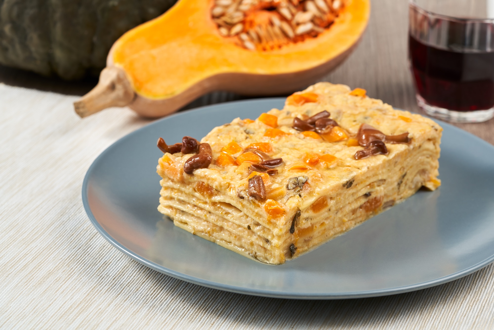 pasticcio zucca e funghi gastronomica