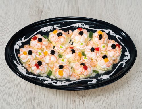 Mucchietti di gamberi