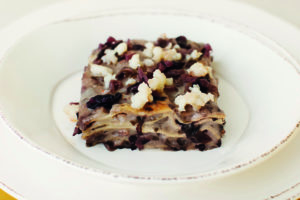 pasticcio radicchio e scampi-Natale2019
