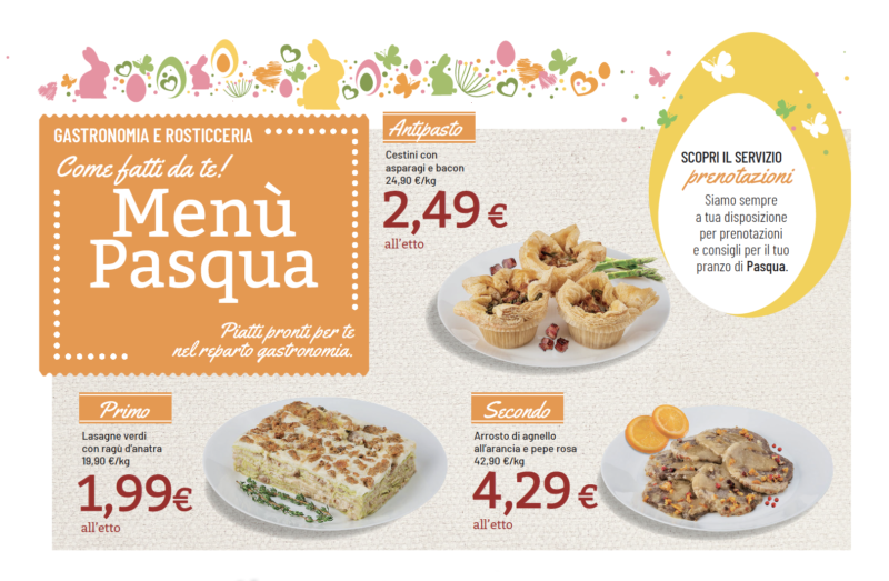 Menu di Pasqua 2020 La Gastronomica