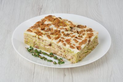 Pasticcio Lasagne verdi e ragù d'anatra